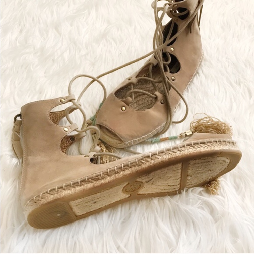 Cynthia Vincent espradille lace up sandals - Picture 3 of 5